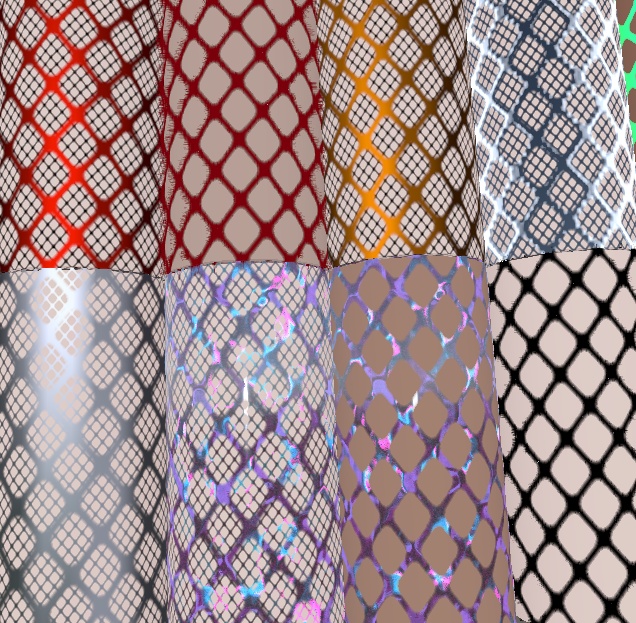 108 Repeatable Fishnet Textures