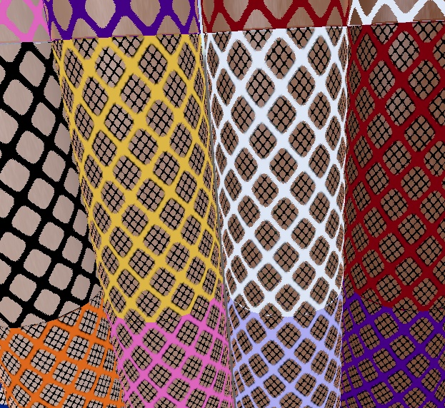 108 Repeatable Fishnet Textures