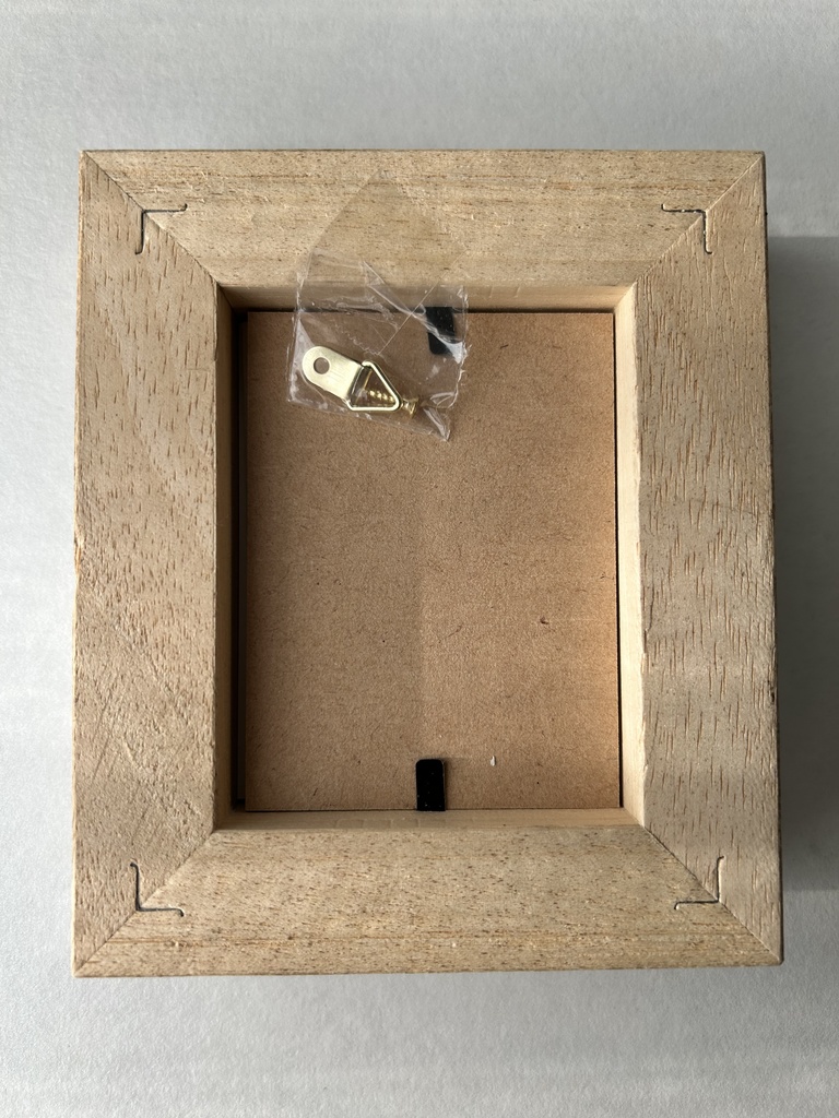 ミニ額水彩画『きょうは晴れ』