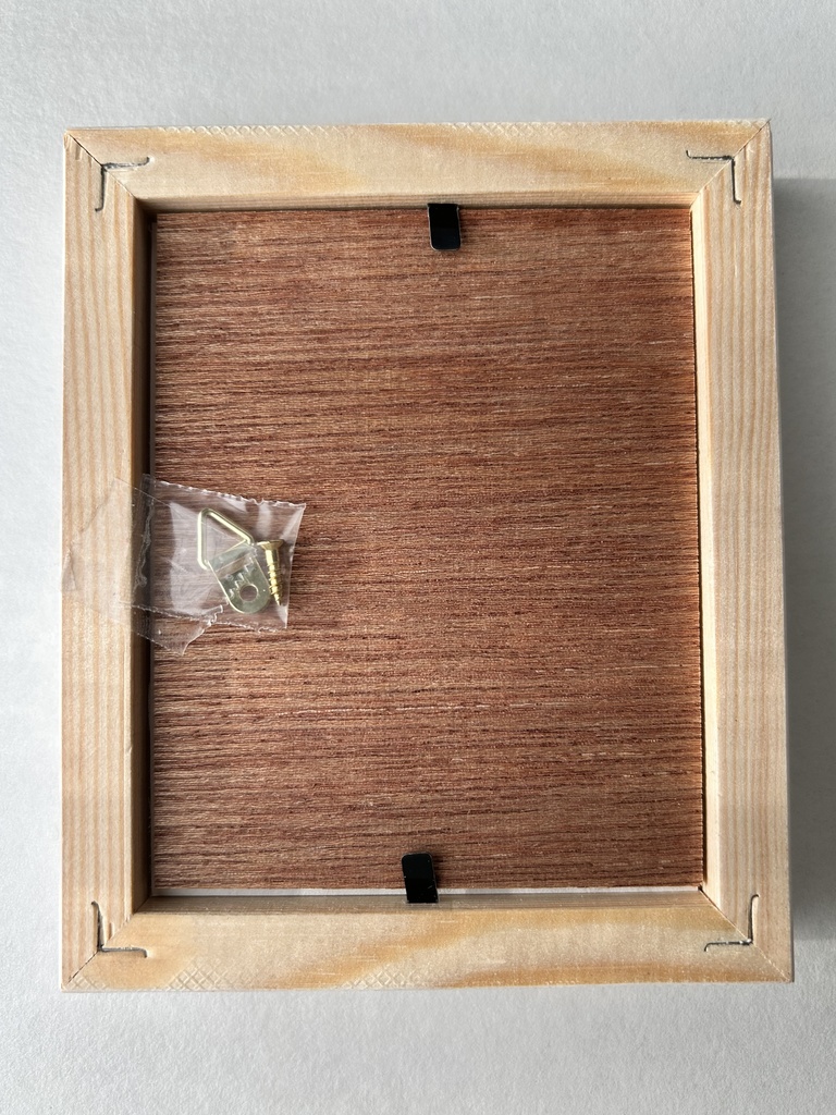 ミニ額水彩画『すやすや』