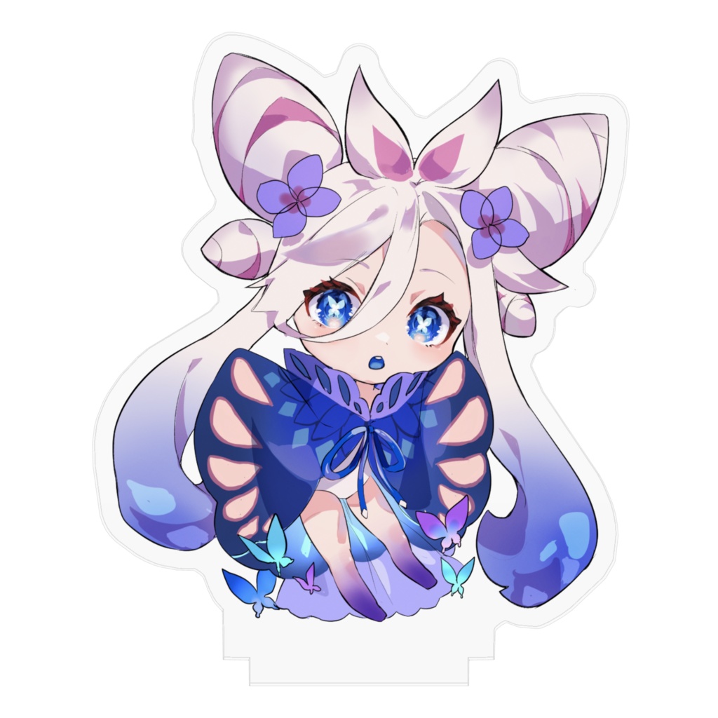 蝶のたわむれ/紫陽花擬人化シリーズ