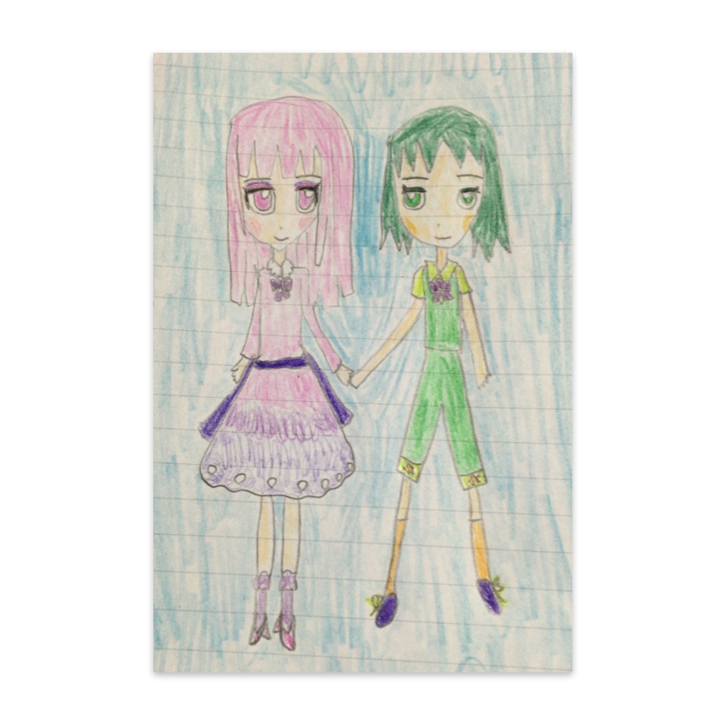 和水姉妹のポストカード