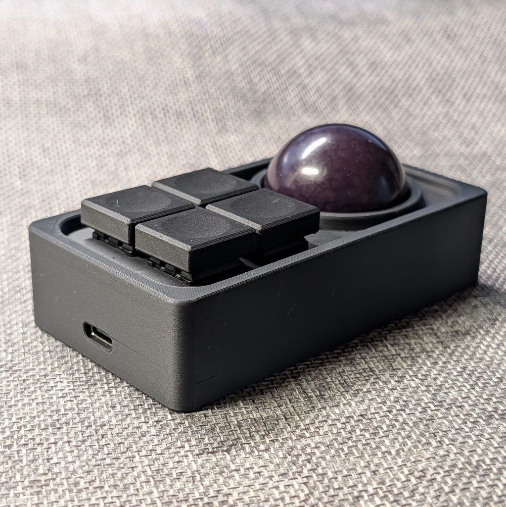 SUZURI|トラックボール付きマクロパッド(自作キーボードキット)