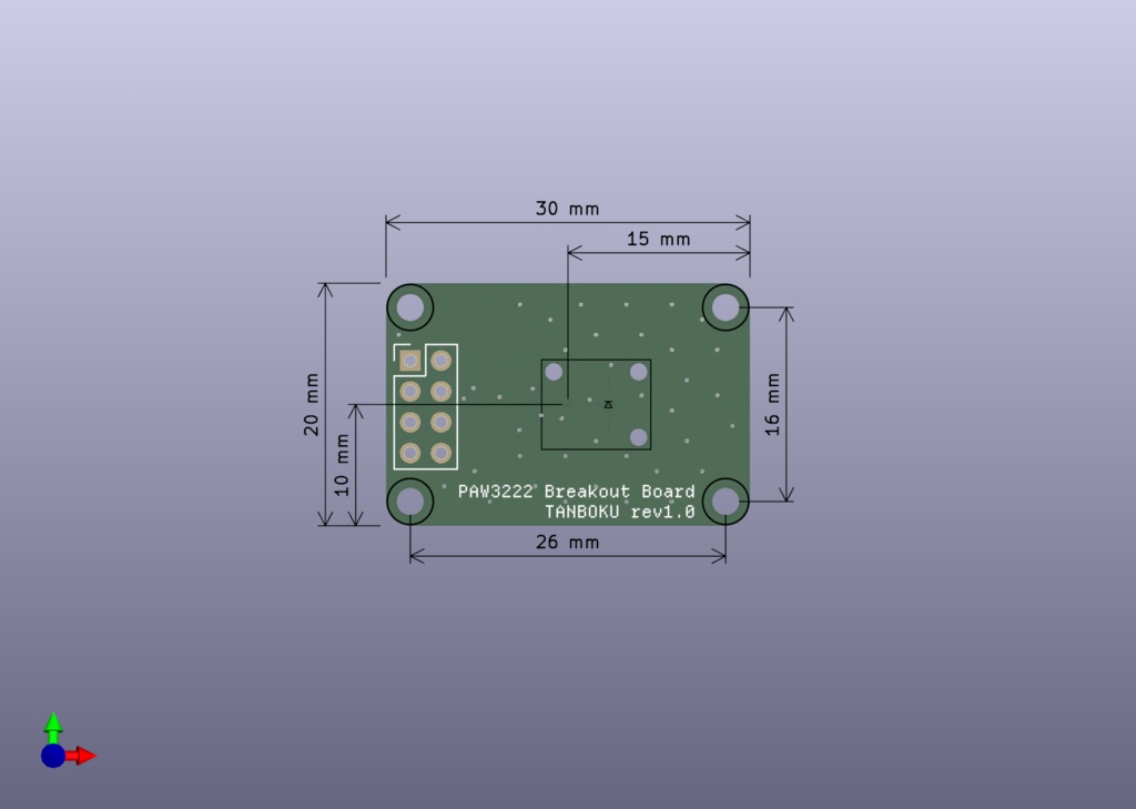 PAW3222 ブレイクアウトボード TANBOKU(淡墨)