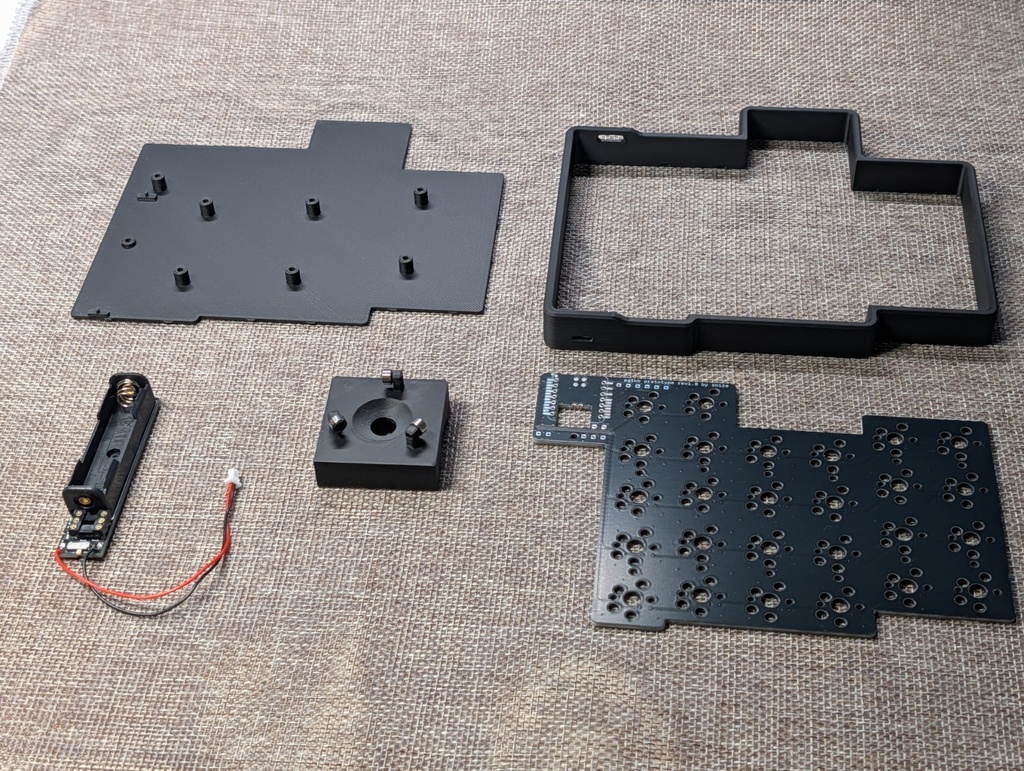 pg1kb prototype版基板とケースデータ