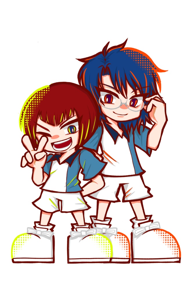 元祖氷帝D2ペアアクリルキーホルダー