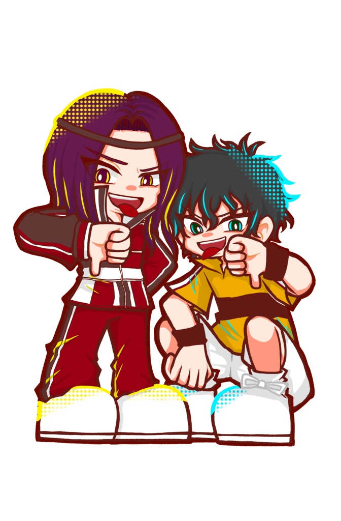 トリトリ(遠野、切原)ペアアクリルキーホルダー