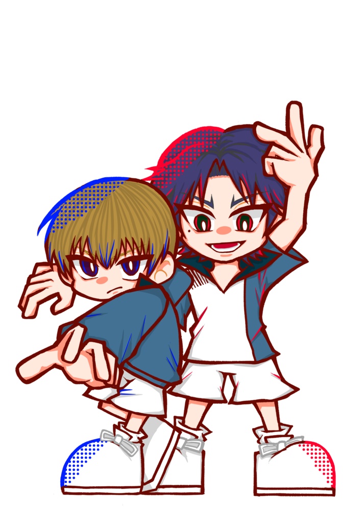 氷帝新旧部長 ペアアクリルキーホルダー