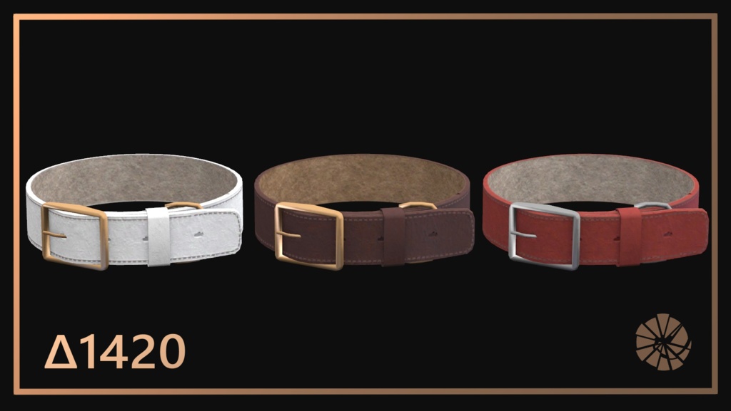 【VRChat想定】アクセサリー 首輪