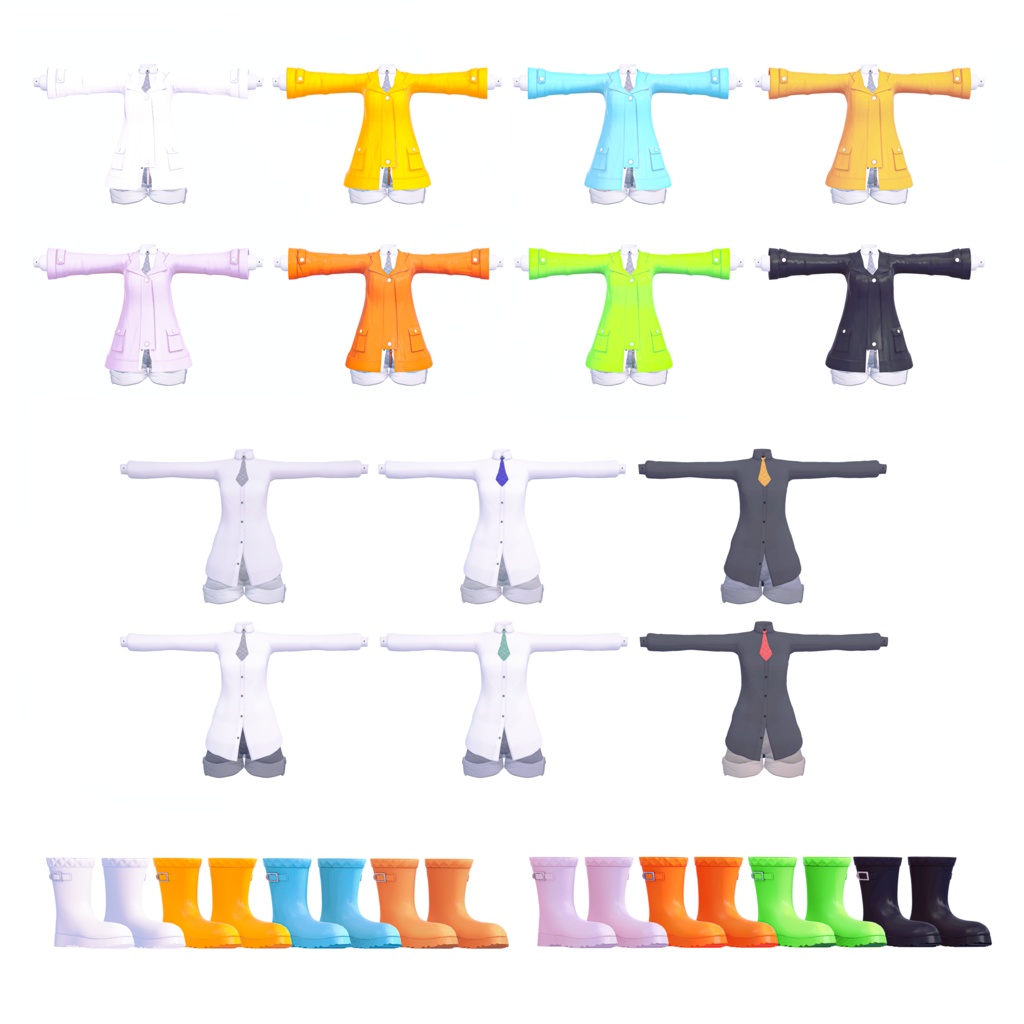 『彩雨』Raincoat セット【森羅対応】