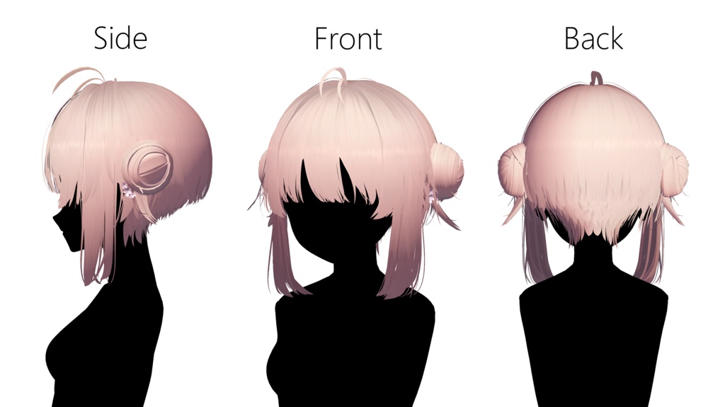 《リリースセール中》お団子Aラインボブ【6アバター対応】