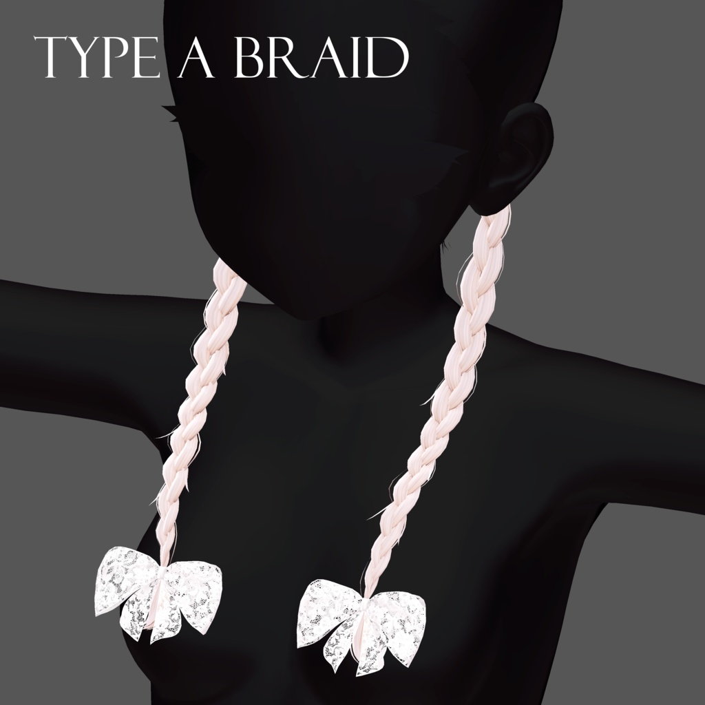 Silky Lace Braids 【ヘアエクステ 3種】