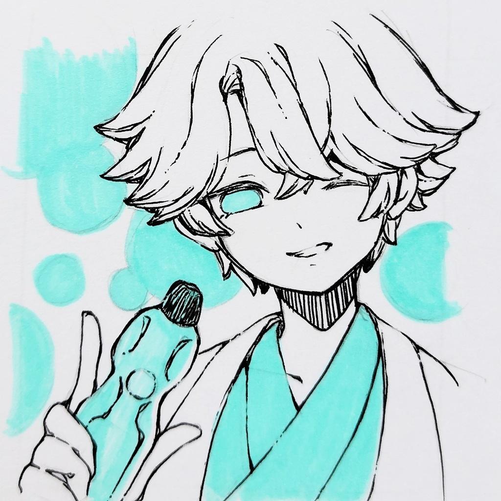 【ミニ原画】夏を感じて。