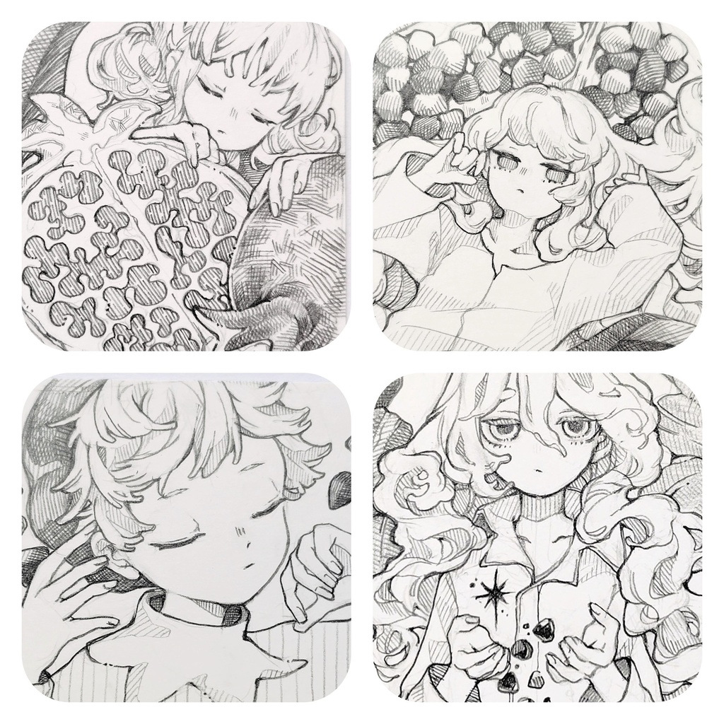 【ミニ原画】柘榴の香り