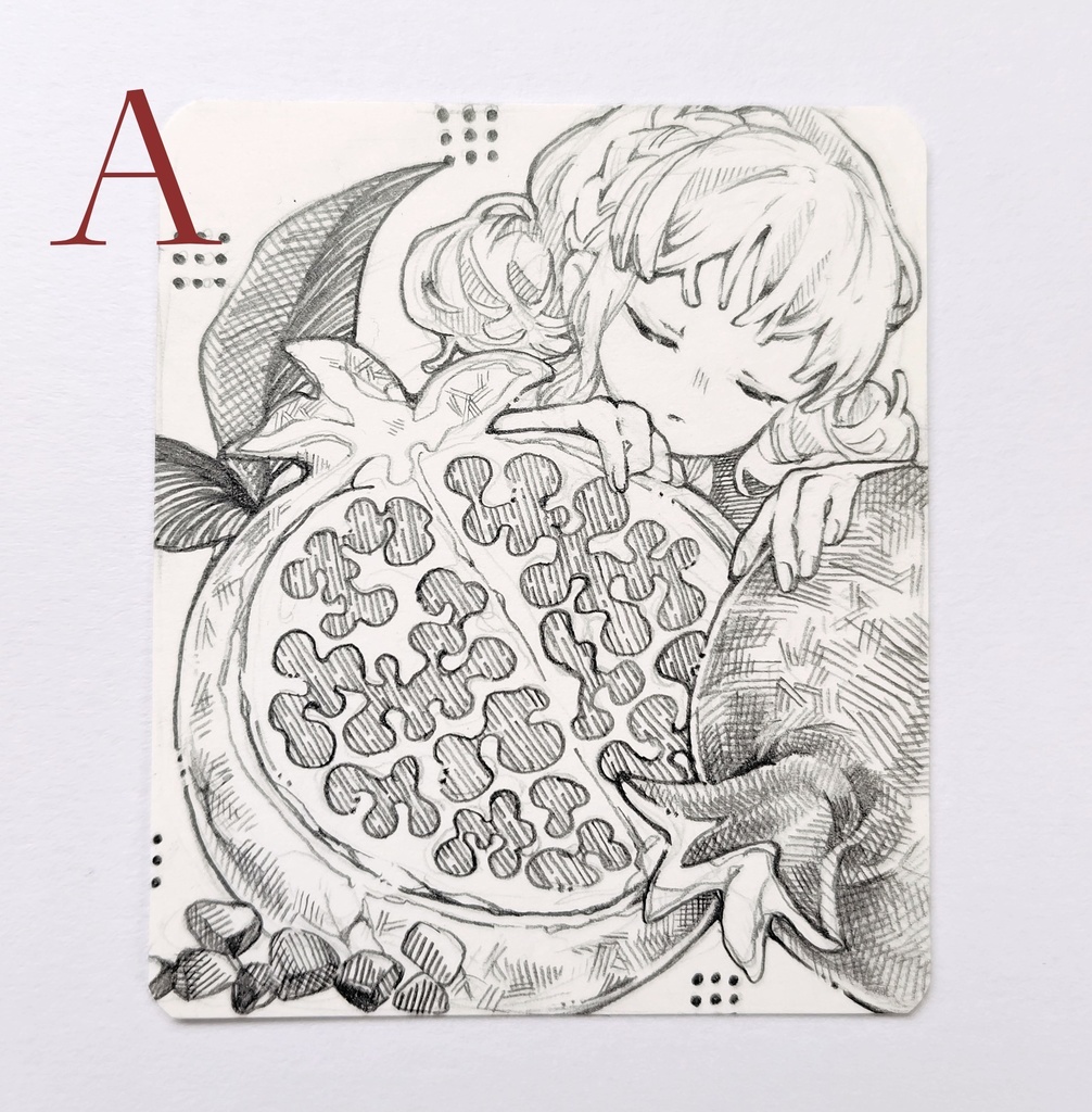 【ミニ原画】柘榴の香り