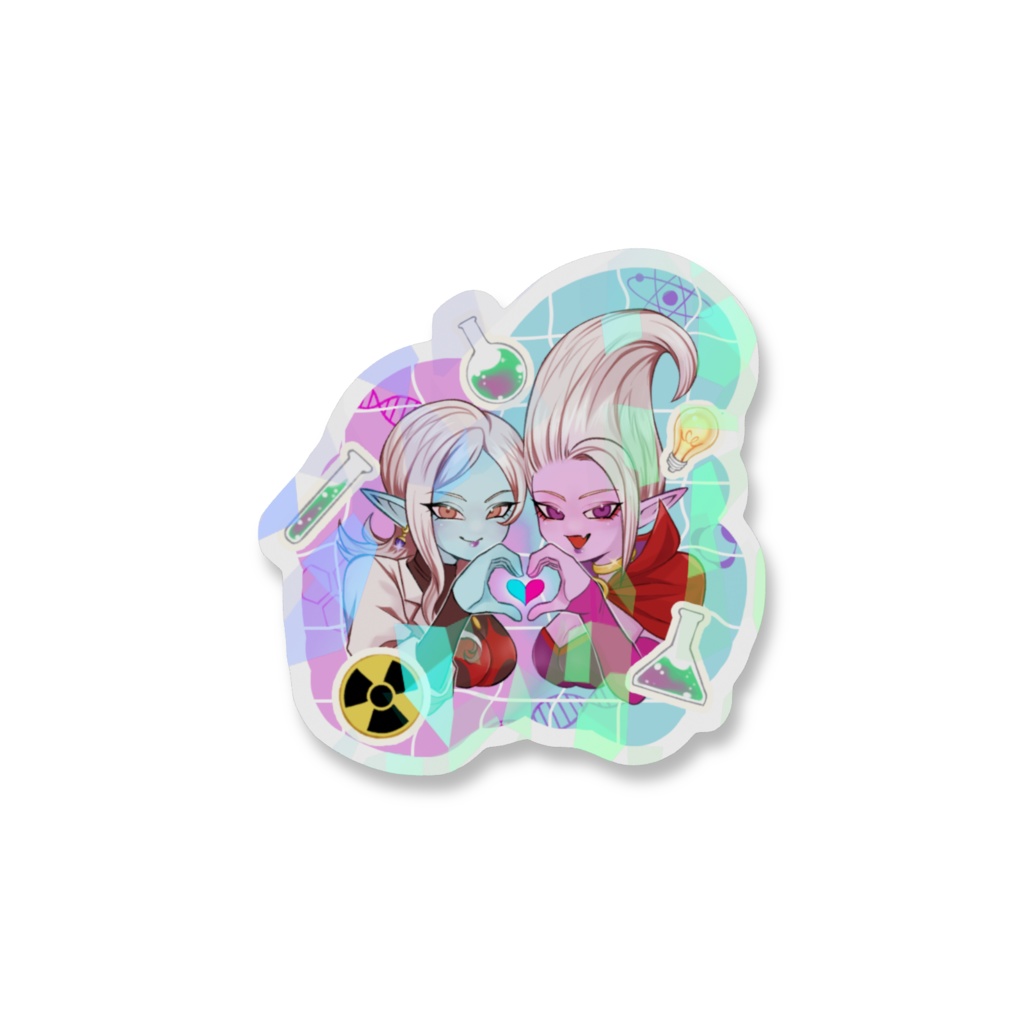 アリンス＆トワ　ホログラムステッカー