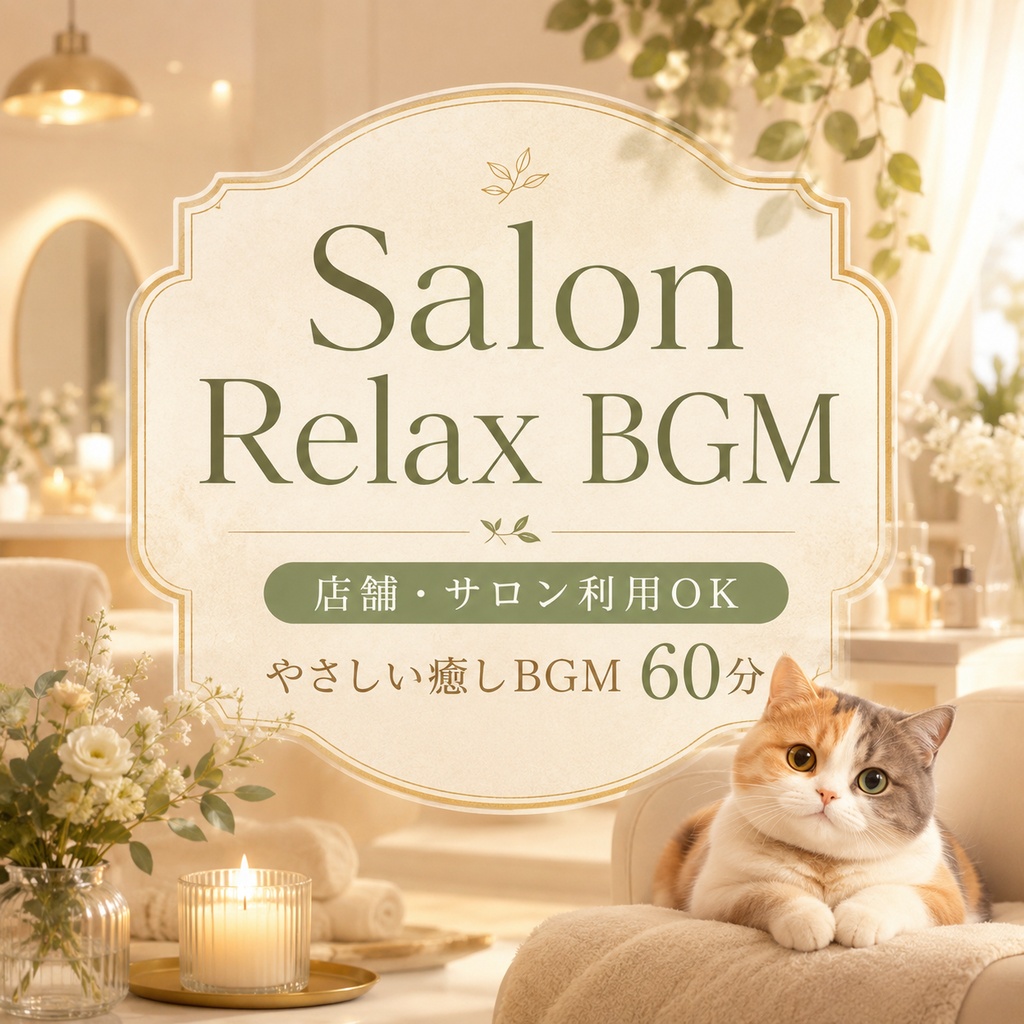 Salon Relax BGM｜美容室・サロン・個人店舗で使えるやさしい癒しBGM
