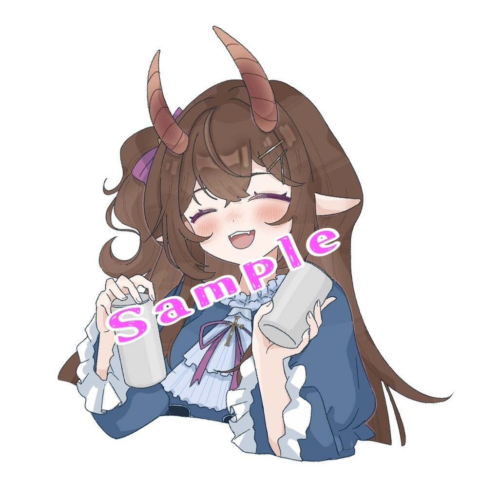 【セット商品】メッセージ付き! 甜鬼ちょく アクリルキーホルダー&アクリルスタンドお得セット(計3種)