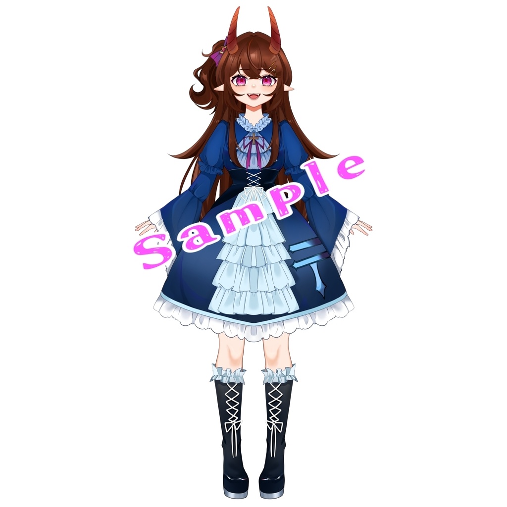 【セット商品】メッセージ付き! 甜鬼ちょく アクリルキーホルダー&アクリルスタンドお得セット(計3種)