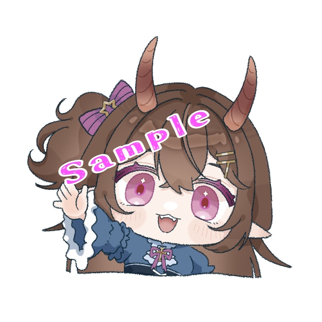 【セット商品】メッセージ付き! 甜鬼ちょく アクリルキーホルダー&アクリルスタンドお得セット(計3種)