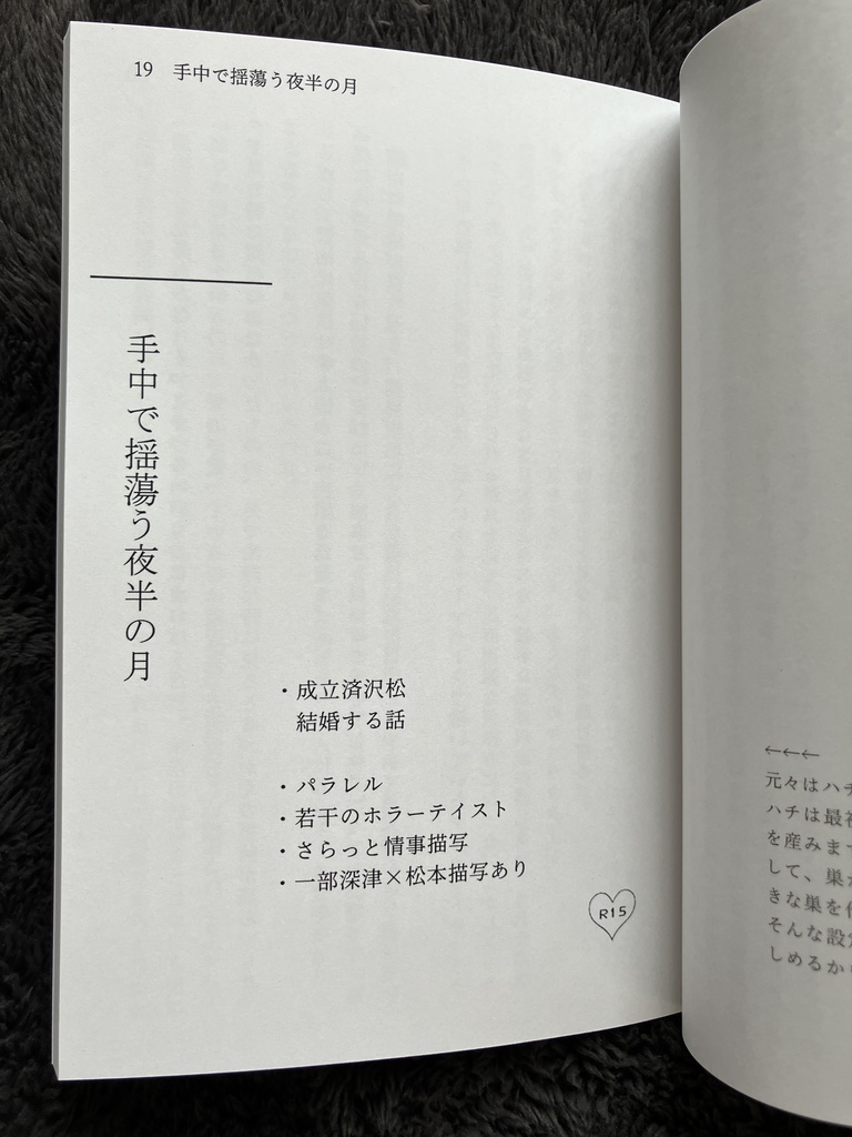 手中で揺蕩う夜半の月