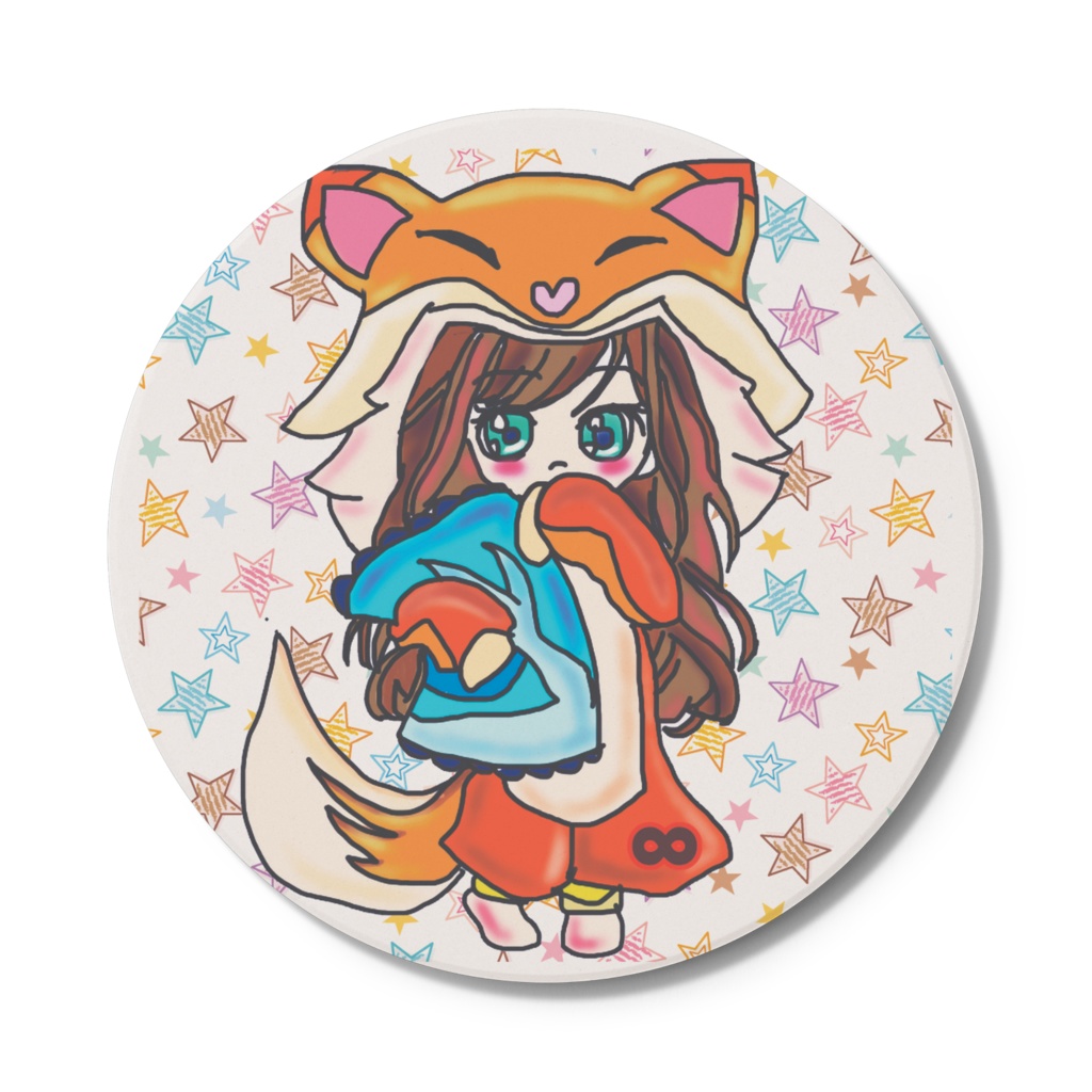 #KCO組コースター きつね 〇