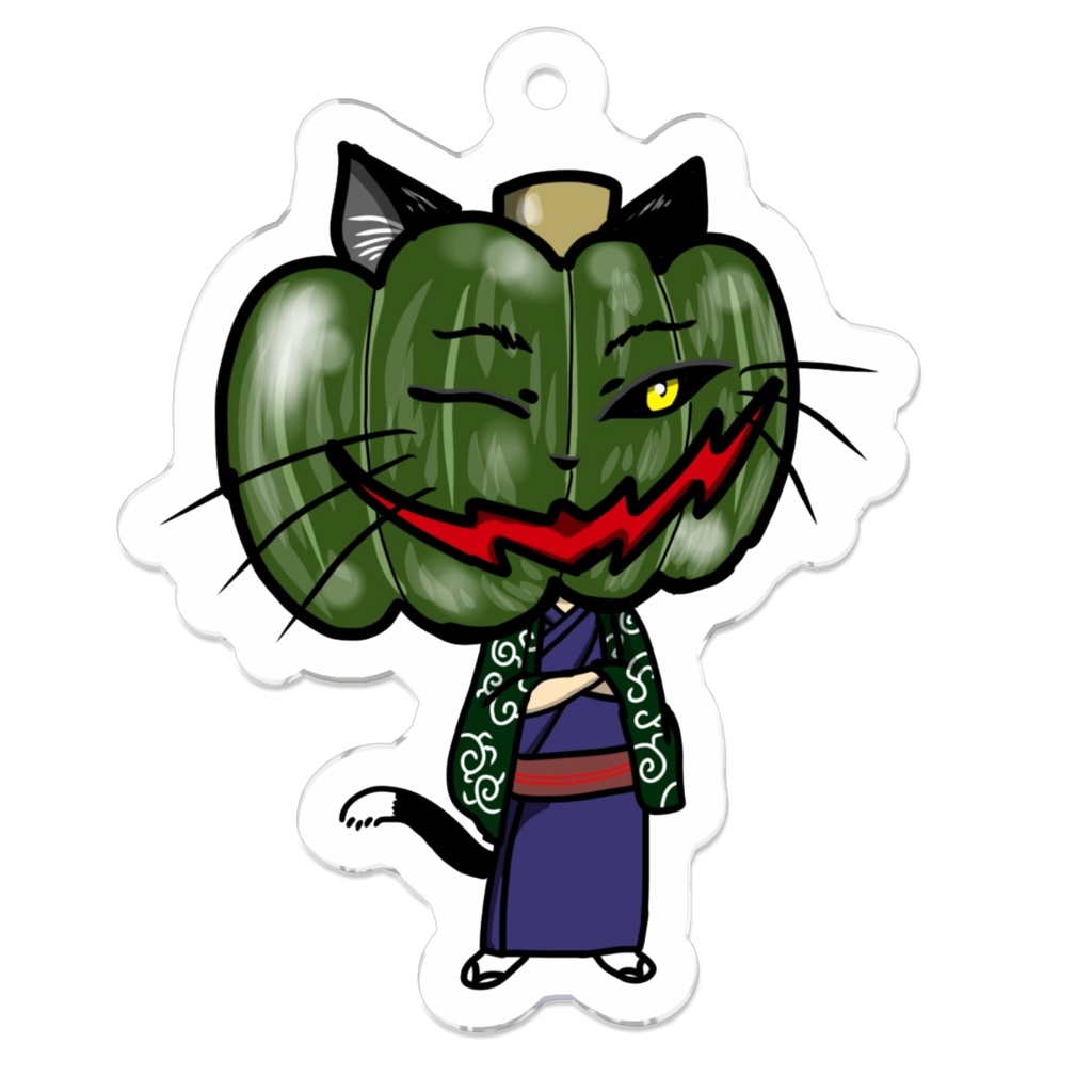 黒皮猫太アクリルキーホルダー