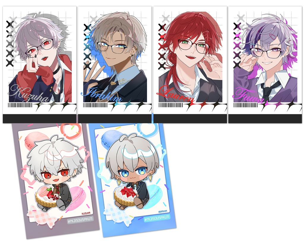 【にじそ11】せめよん学パロチェキセット