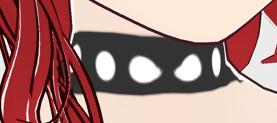 [vroid] Collar with spikes ~ スパイク付き首輪