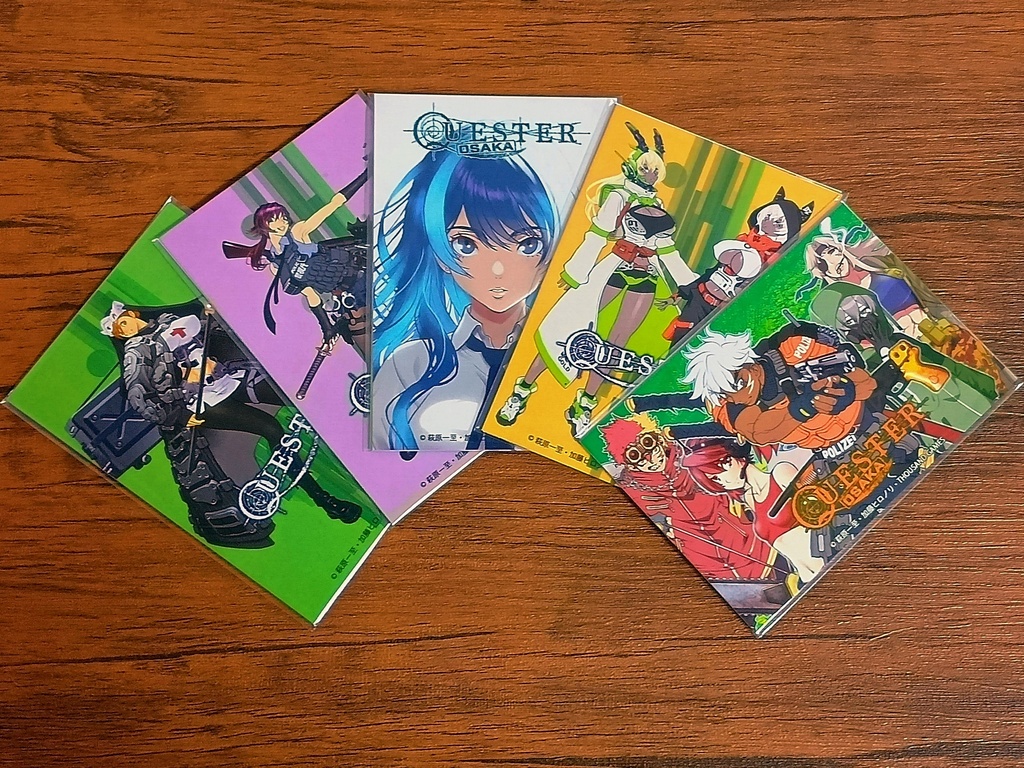 『QUESTER』ポストカード（5枚セット）