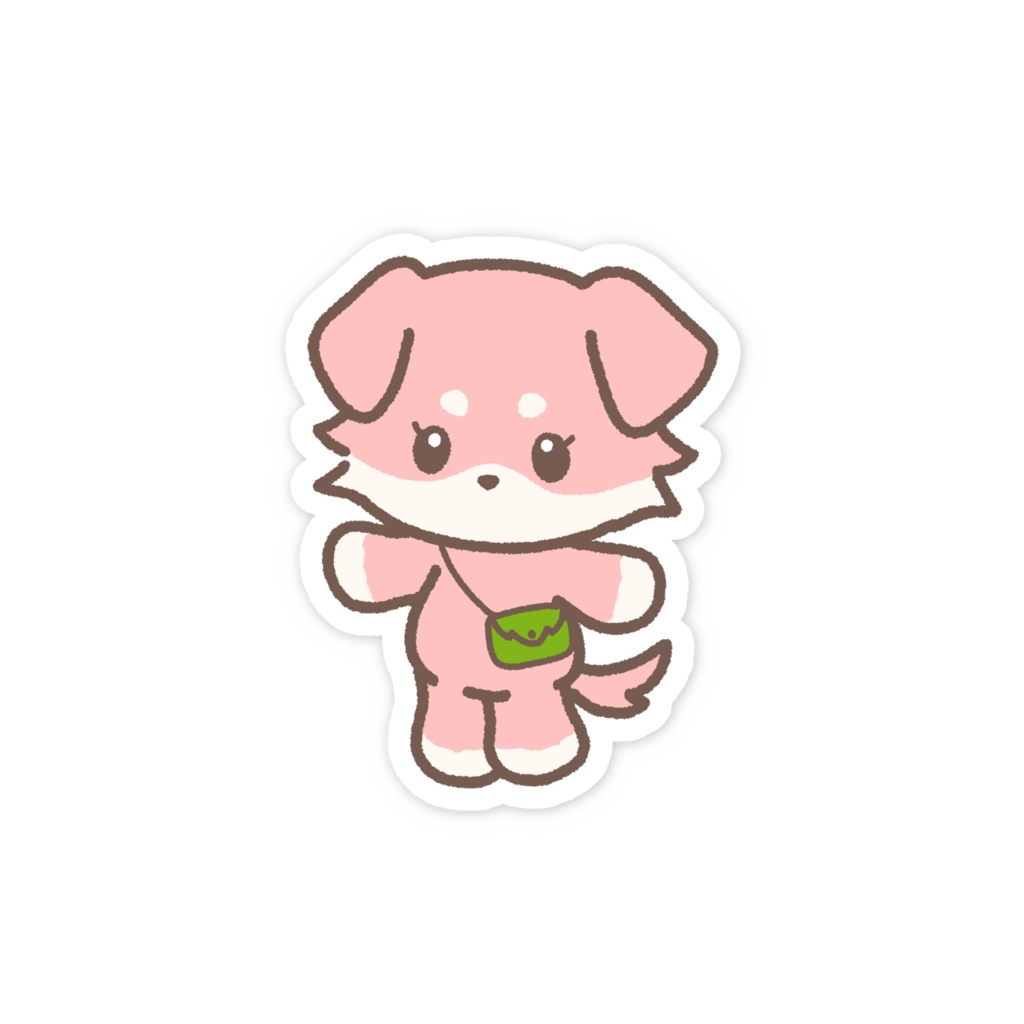 うさぎのくろーばーちゃん スマホステッカー【ふらわ~ふれんず】