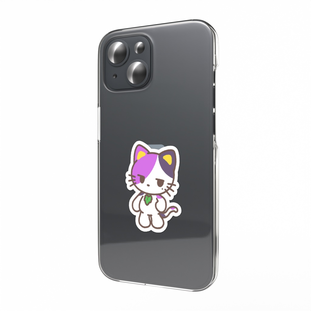 ねこのぱんじーくん スマホステッカー【ふらわ~ふれんず】