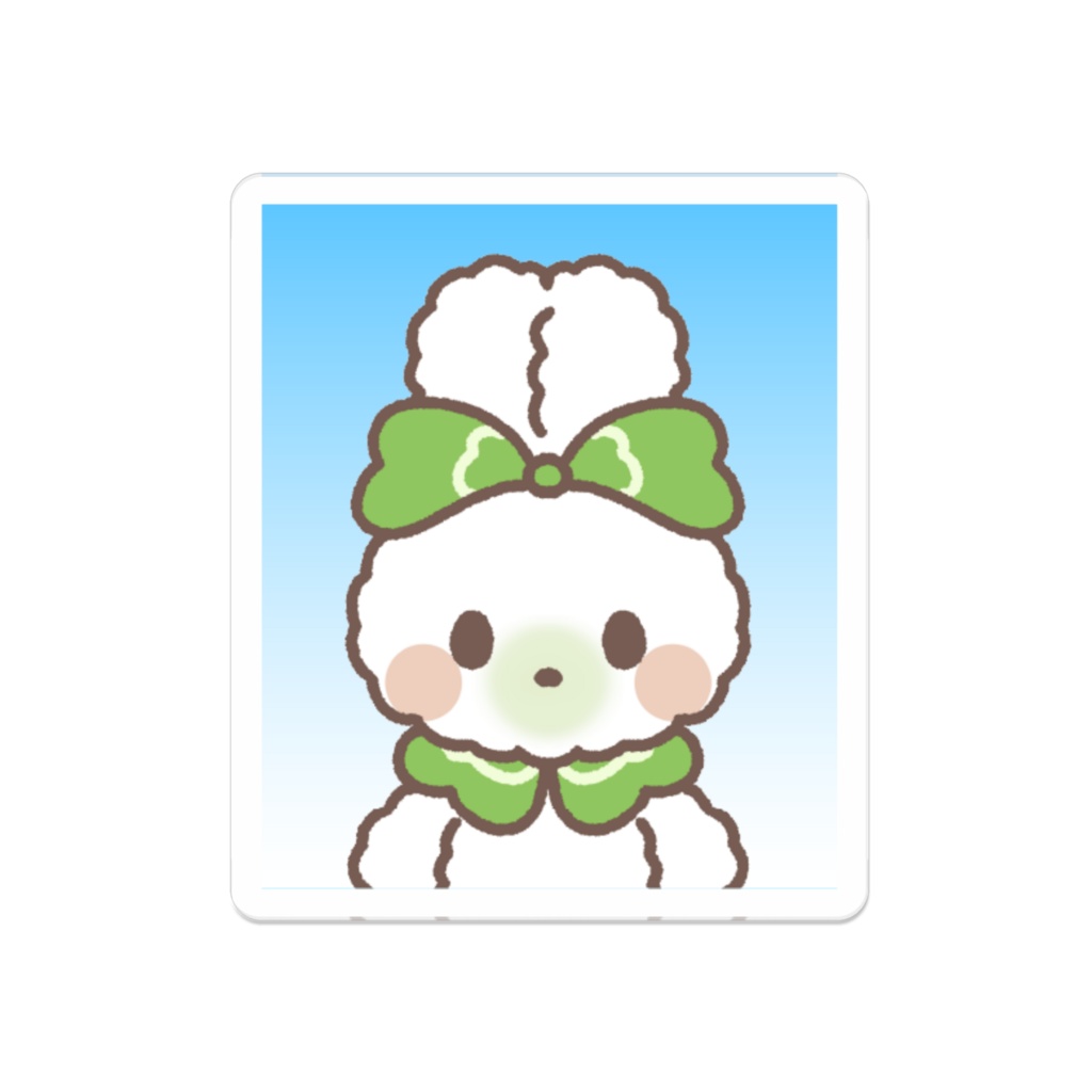 うさぎのくろーばーちゃん　アクリルバッジ【ふらわ～ふれんず】