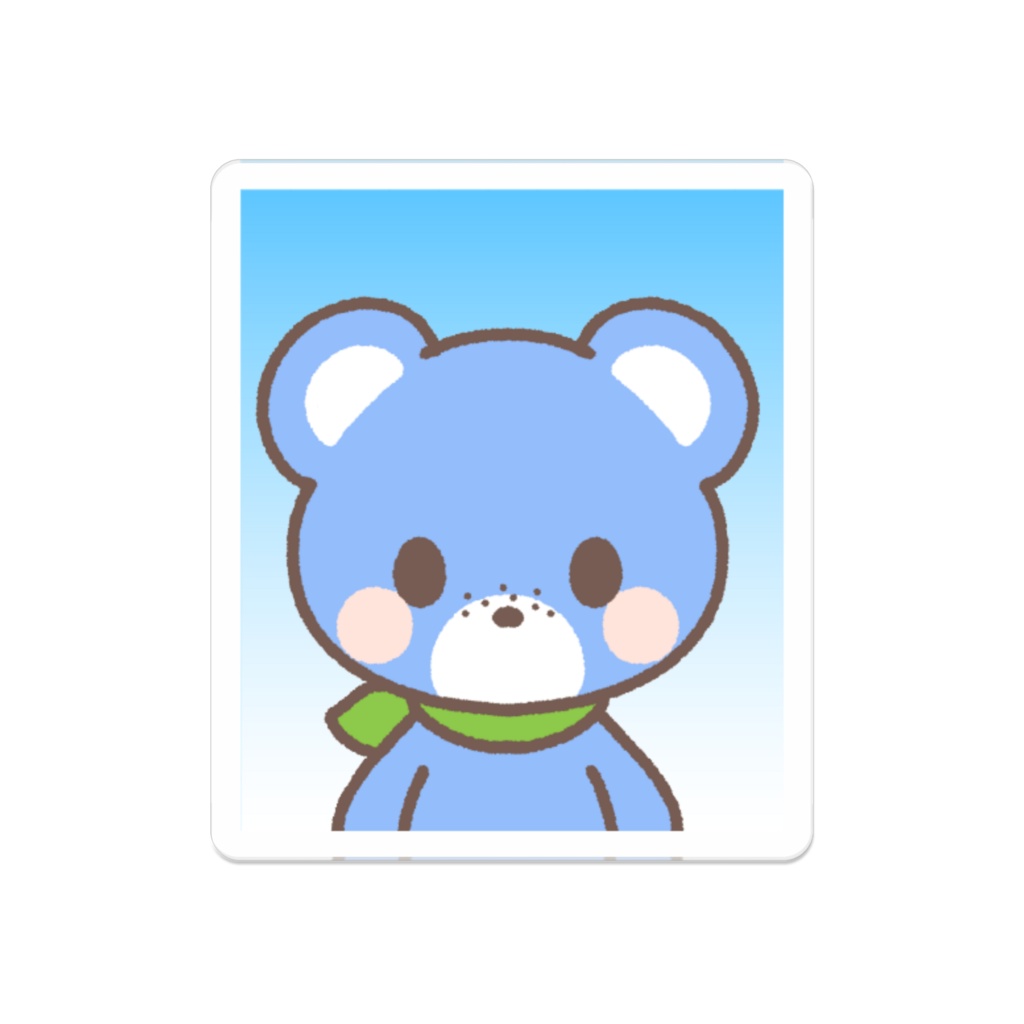 くまのねもふぃらくん　アクリルバッジ【ふらわ～ふれんず】