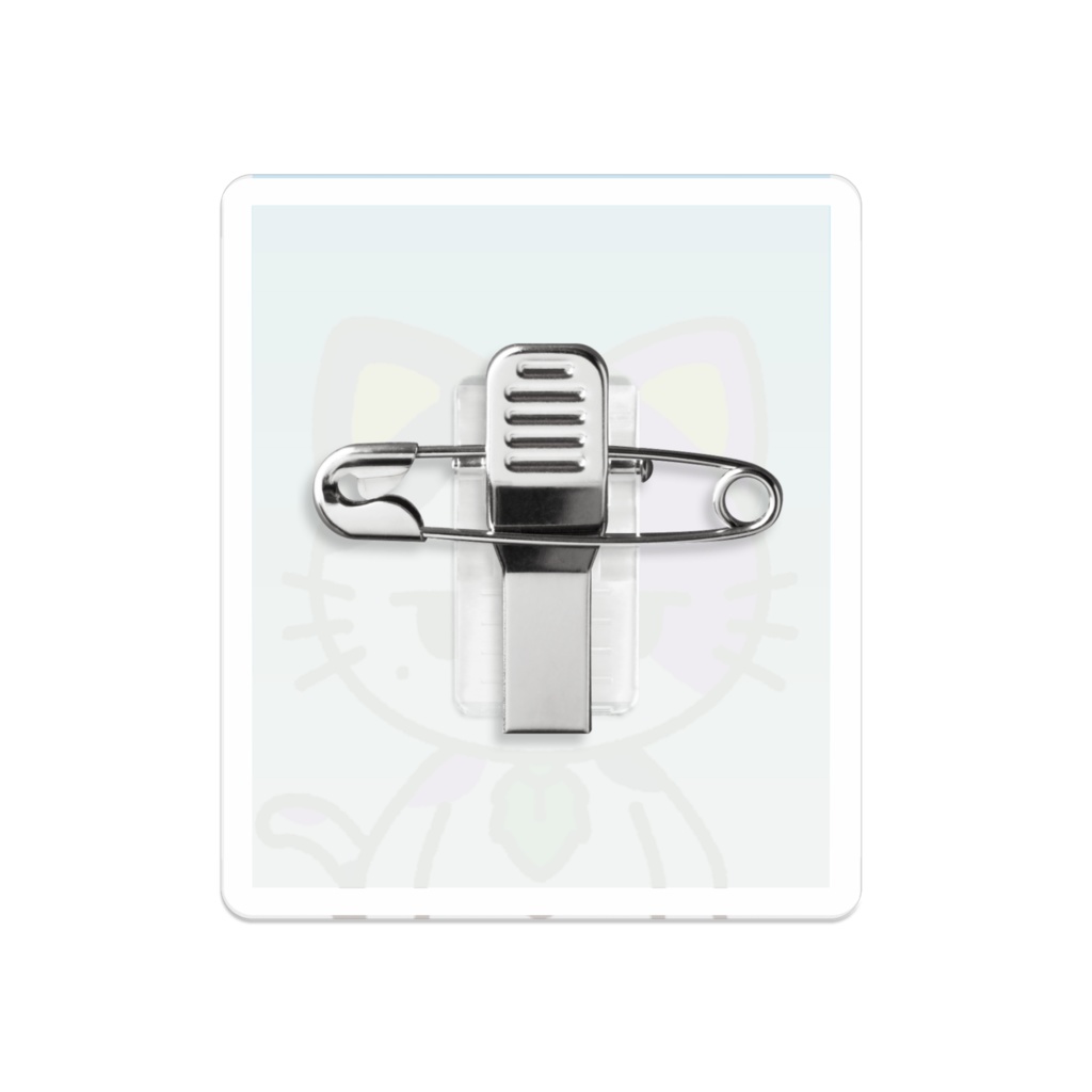 ねこのぱんじーくん アクリルバッジ【ふらわ~ふれんず】