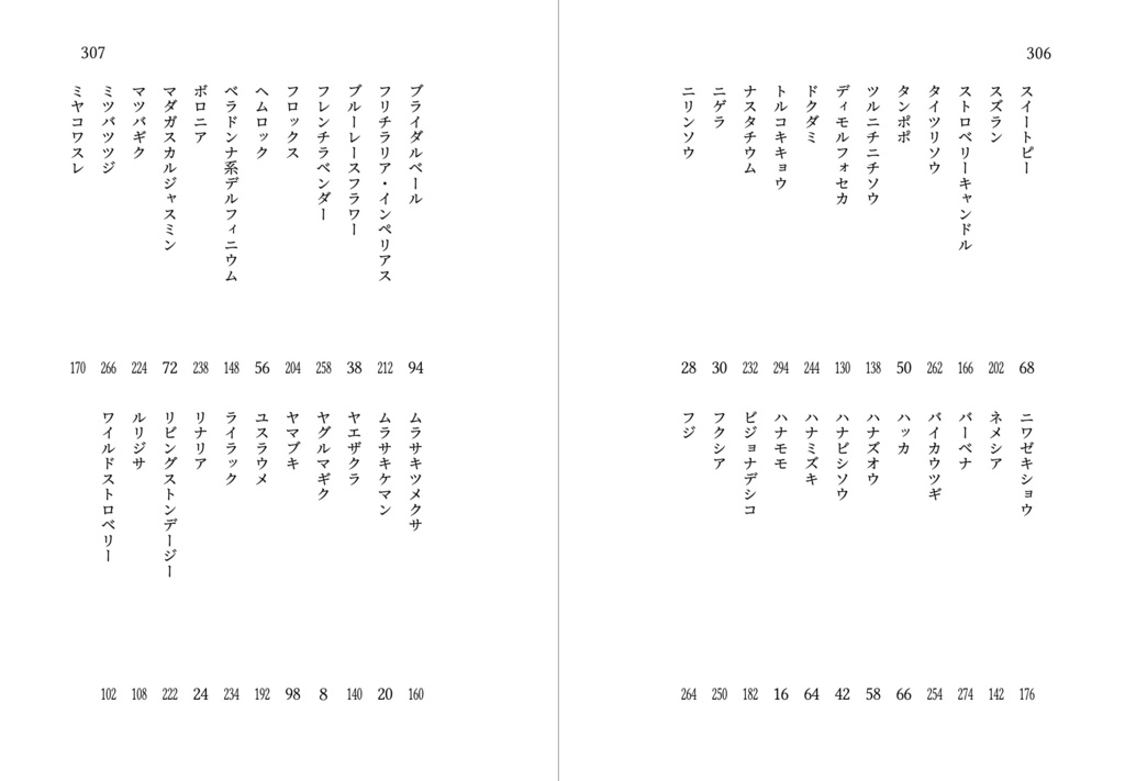 誕生花掌編集「花束」全巻セット