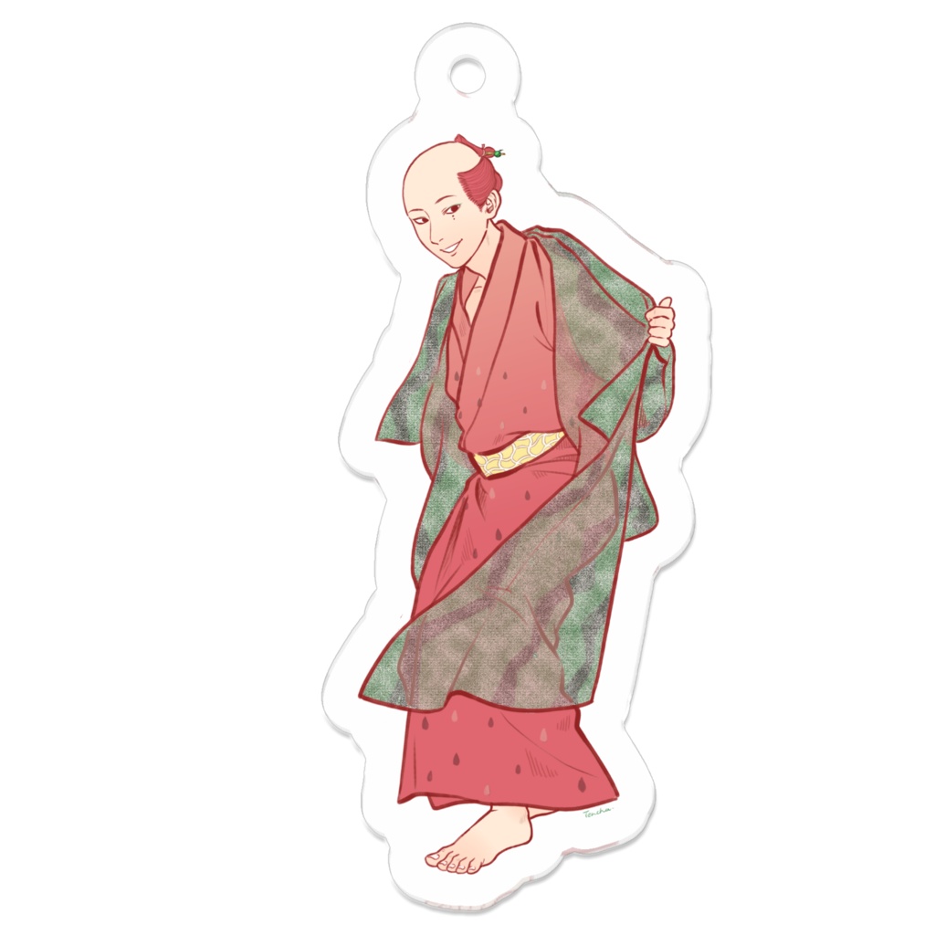 西瓜まげ男子