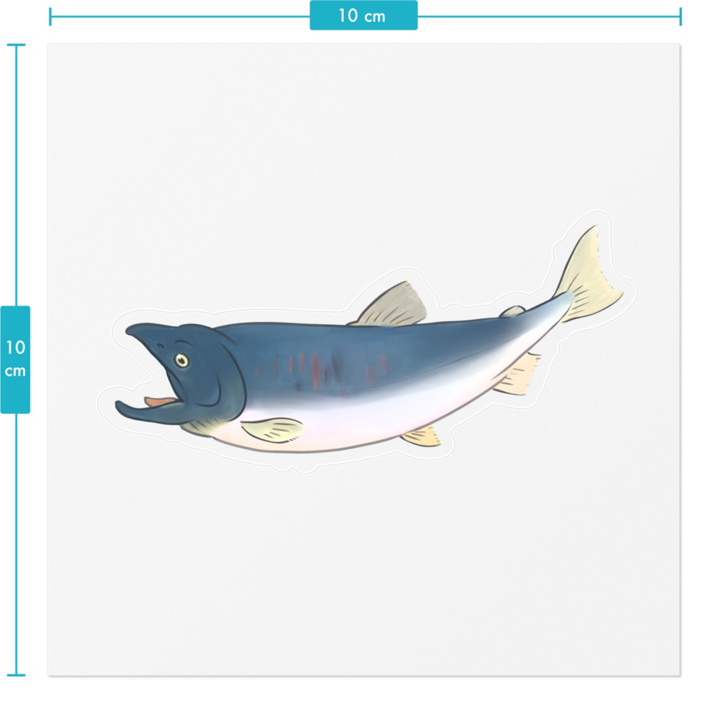 シャケステッカー