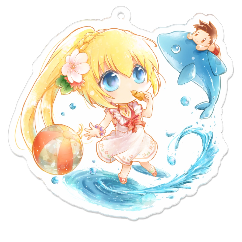 水着衣装コレットアクキー（サイズ7cm）