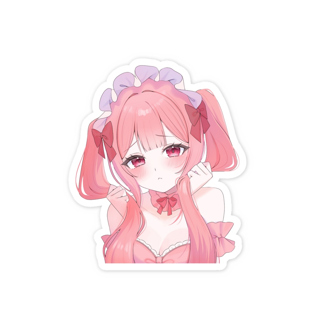 照れたぁ🎀ステッカー