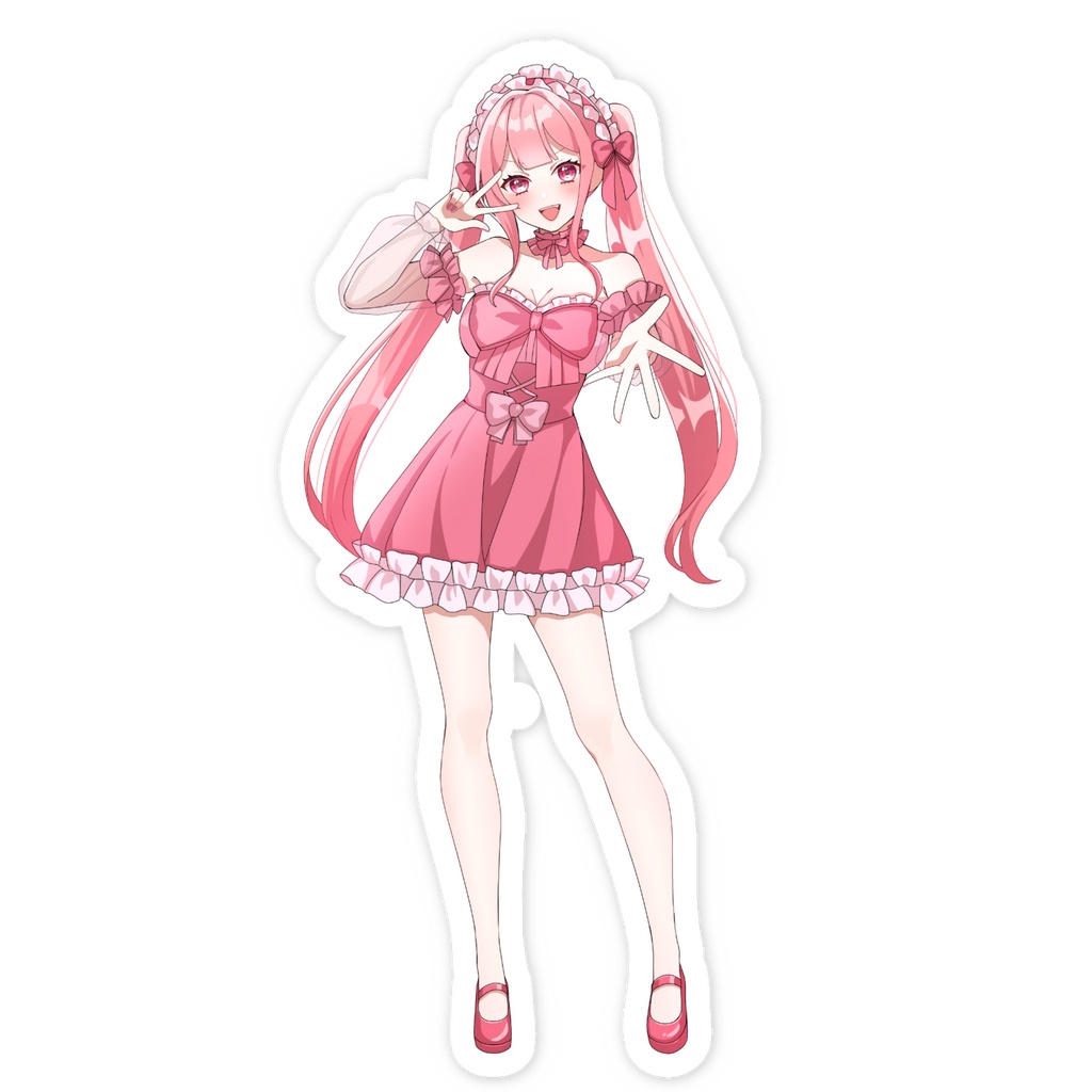 普段着たぁちゃん🎀シールステッカー