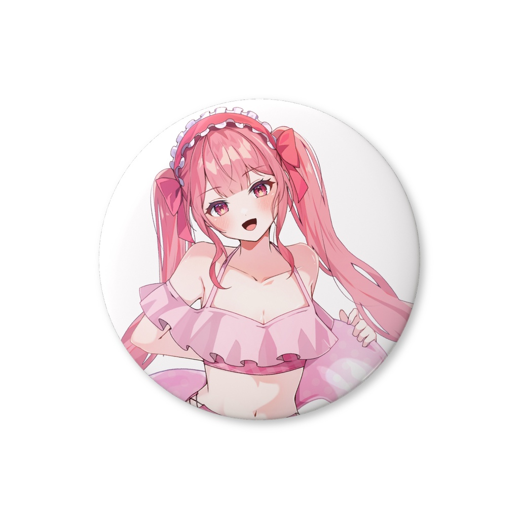 水着たぁ🎀缶バッチ