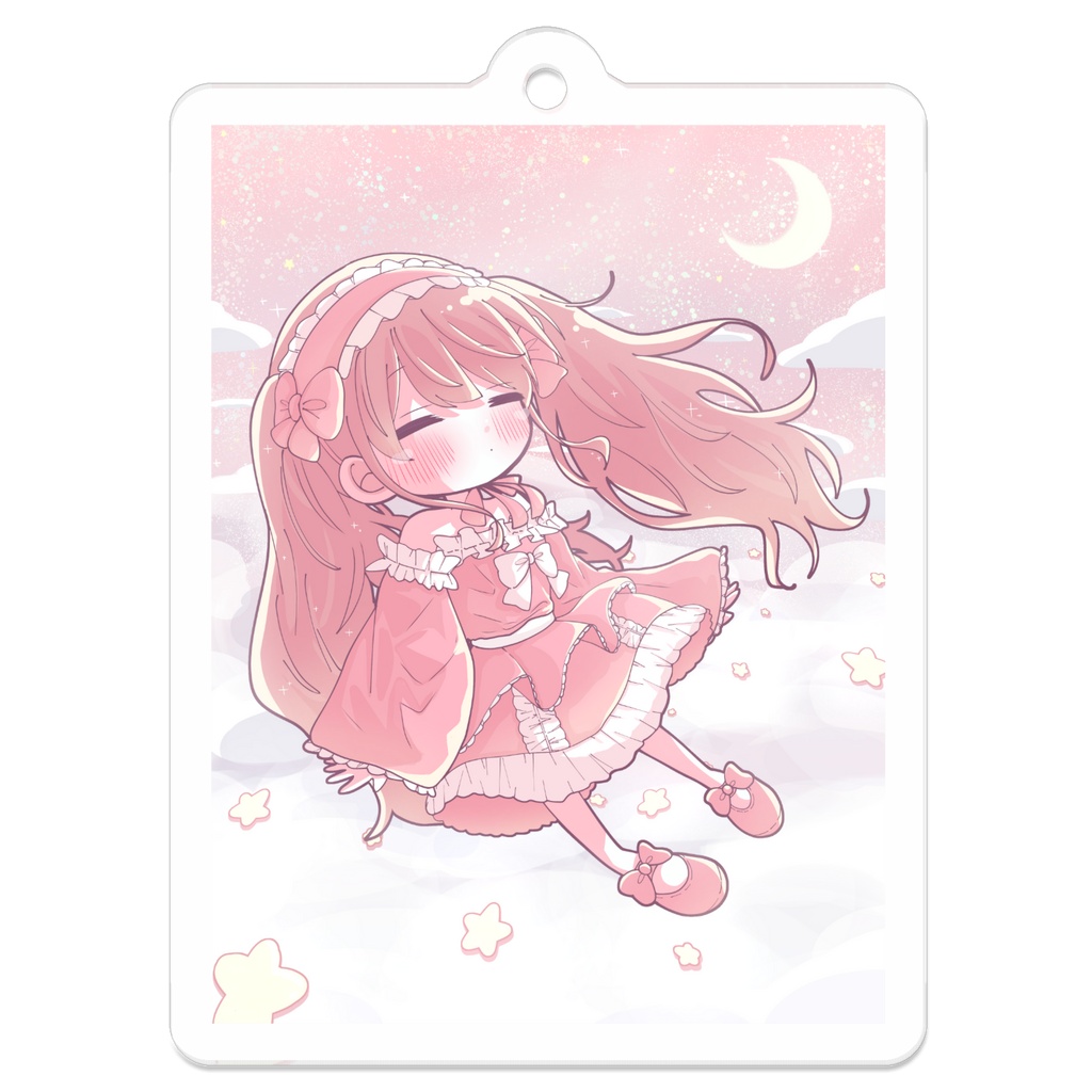 ねむたぁ🎀キーホルダー