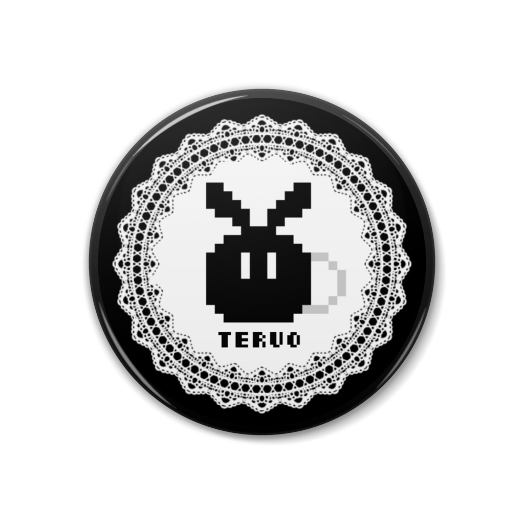てる男🖤缶バッジ