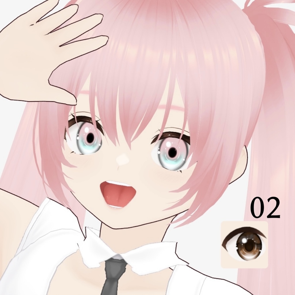 【VRoid】Aqua Glow Eyes 水光 アイテクスチャ