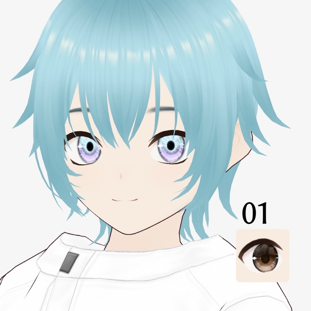 【VRoid】Aqua Glow Eyes 水光 アイテクスチャ