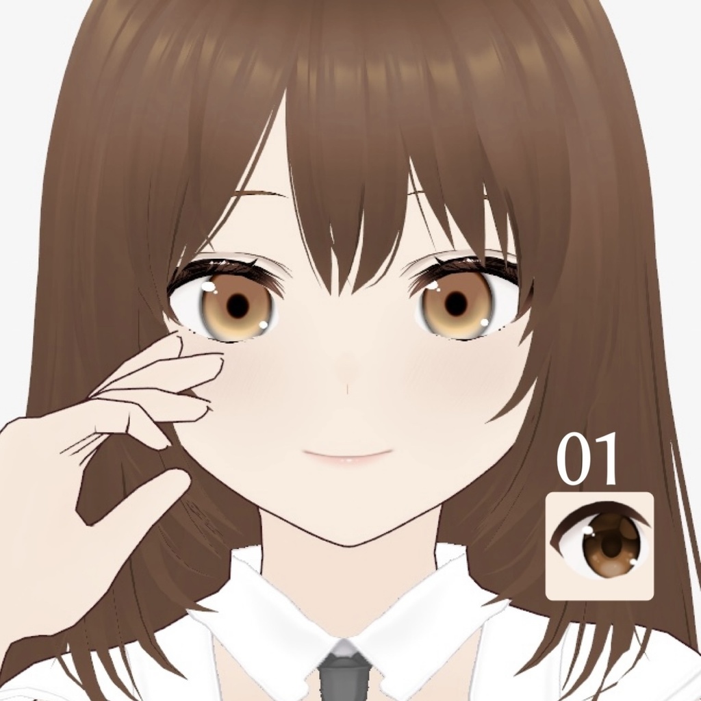 【VRoid】Aqua Glow Eyes 水光 アイテクスチャ