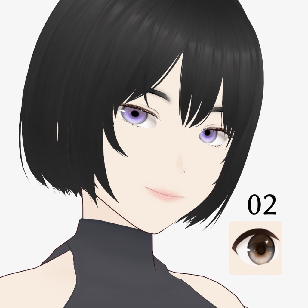 【VRoid】Aqua Glow Eyes 水光 アイテクスチャ