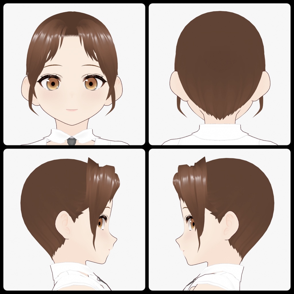 【VRoid】Hitomi Starship Bangs01 Type1