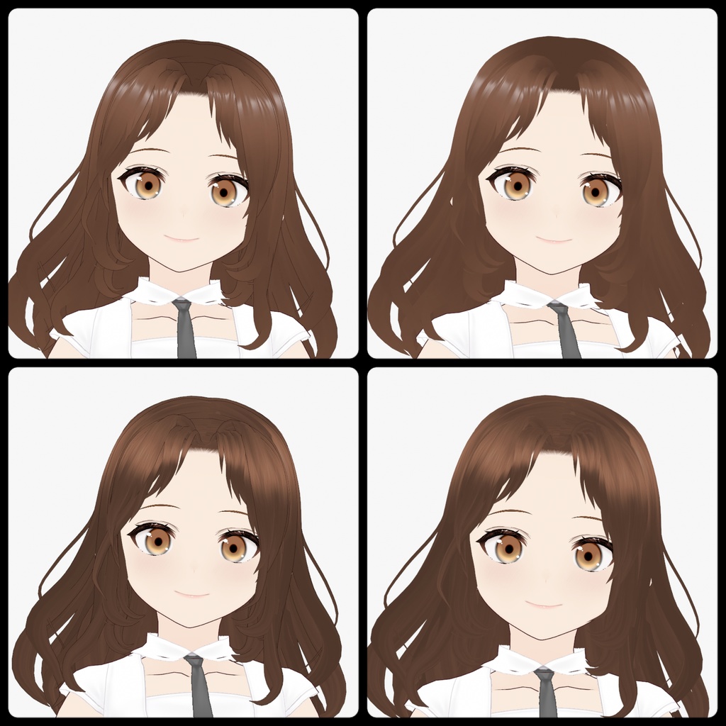 【VRoid】Hitomi Starship Bangs01 Type1